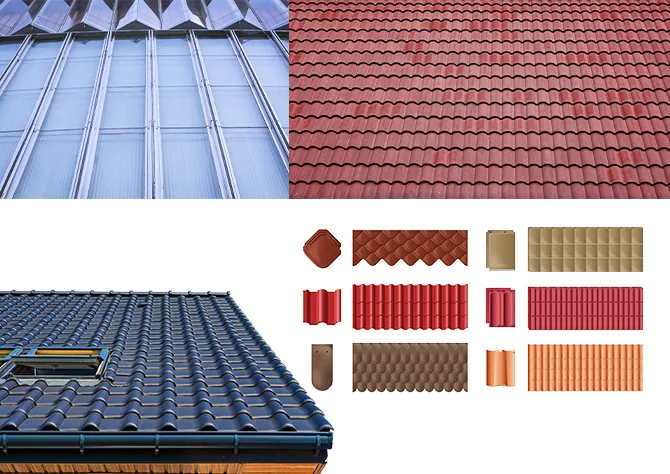 Mercado de Telhas de PVC e PET